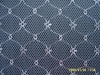 b113 silver jacquard mesh fabric