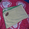 baby blanket with one corner embroider