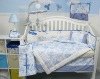 baby comforter blue print bedding set MT4157
