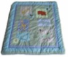 baby comforter emb animals bedding set MT6257