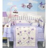 baby comforter emb flowers bedding set MT5829