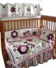 baby comforter emb flowers bedding set MT6059
