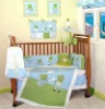 baby comforter emb frog bedding set MT5839