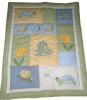 baby comforter emb frog bedding set MT6076