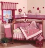 baby comforter emb girl bedding set MT6290