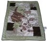 baby comforter emb zebra bedding set MT6082