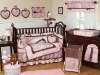 baby comforter pink print bedding set MT4173