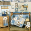 baby comforter plaid bedding set MT3615