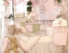 baby comforter print flowers bedding set MT5851