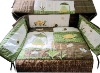 baby emb frogs cotton bedding set MT2539