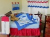 baby emb sailer cotton bedding set MT3629