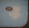 baby embroidery blanket polar fleece