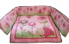 baby girl bedding set with sunflowers emb MT1023