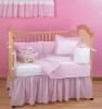 baby girl bedding with cute pink MT6314