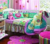 baby girl cute emb bedding set MT7139