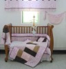 baby girl pink patchwork bedding set MT7091