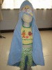 baby hooded towel with embroidered