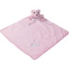 baby pink soft blanket doudou with bear MT5775