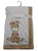 baby polar fleece blankets with deer print MT1420