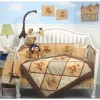 baby unisex bedding with bear emb MT6600