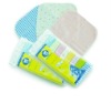 baby washcloth 6pc/bag size:8x8''