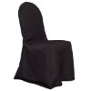 balck round top banquet chair coverand polyester chair cover