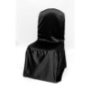 balck satin banquet chair cover and fashion chair cover for wedding