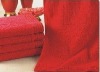 bamboo fiber face towel / plain woven solid color towel