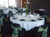banquet and wedding polyester tablecloth and table overlays