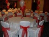 banquet chair cover and organza sash for wedding and banquet