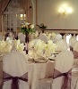 banquet chair cover&organza sash, polyester chair cover,wedding chair cover