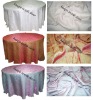 banquet crushed taffeta tablecloth and wedding table covers