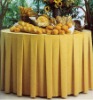 banquet polyester table skirt
