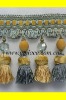 beaded curtain tassel fringe