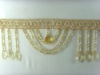 beaded fringe tassel fringe curtain tassel fringe trimming