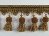 beaded fringe with tassel for curtain accessory and sofa