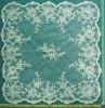 beaded lace table cloth/handmade table cloth