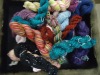 beaded silk & wool yarn