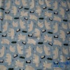 bear print fleece fabric for 2011 new design