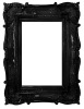 beautiful black leather photo frame