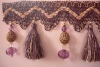 beautiful curtain tassel lace