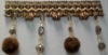 beautiful decorative bead tassel for curtain