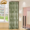 beautiful flower printed polyester window curtain