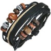 beautiful leather bracelets with star  good jewelry