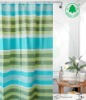 beautiful shower curtain with 12pcs plastic hooks