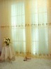 beautiful yellow fabric shower curtain