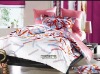 bedding set red and white