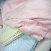 beige,pink,light blue bamboo fiber blanket