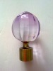 best selling colored glass curtain rod finials