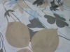 big flower pirnt Suede Fabric